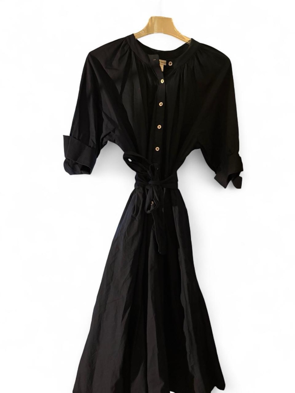 Gretchen Scott Button-Front Tie-Waist Women’s Dress